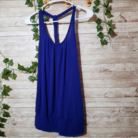 Forever 21 Tops - Forever 21 Plum Violet Braid Racerback Tank Top Shirt